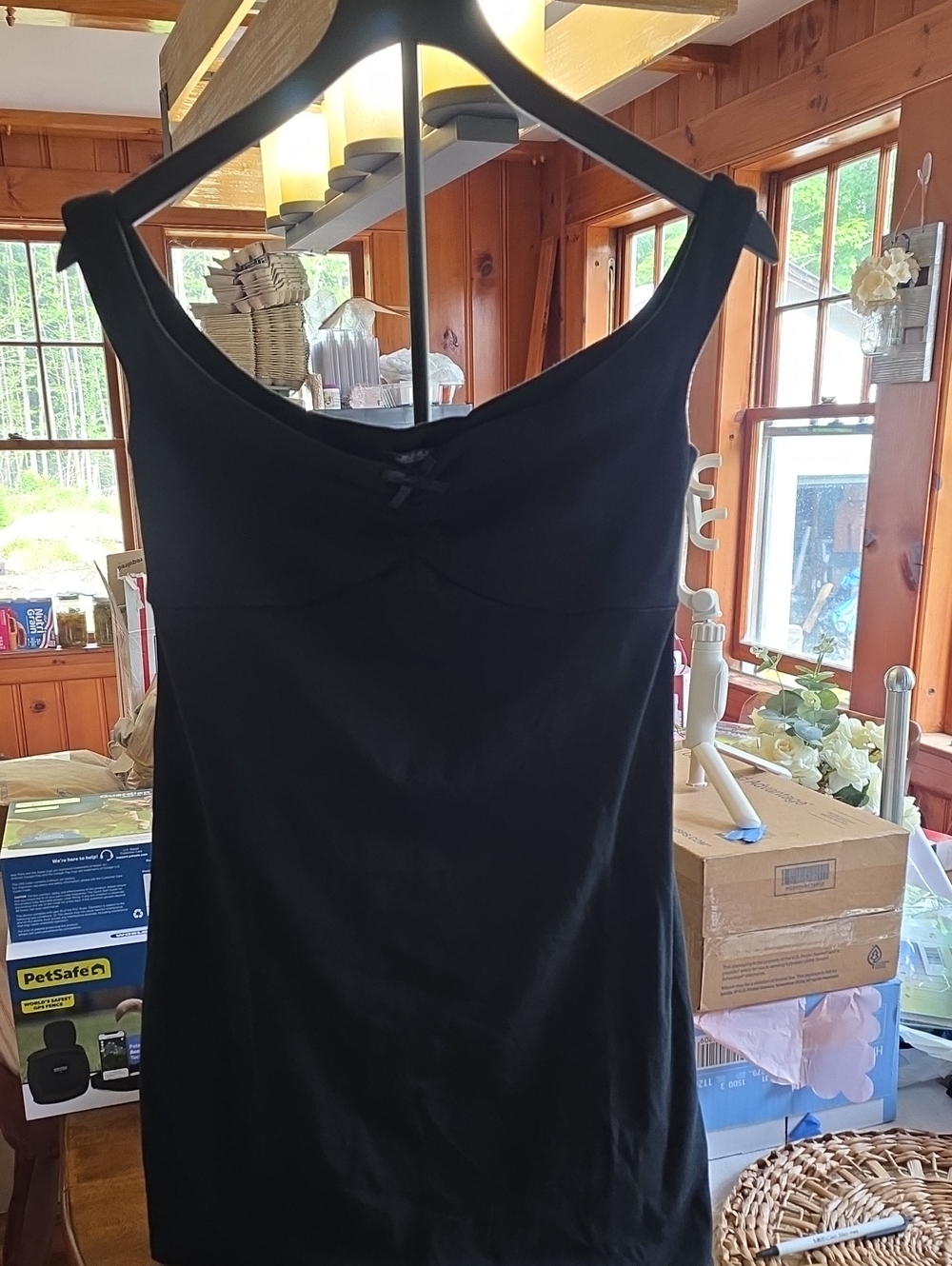 wild fable Black Mini Tank Dress